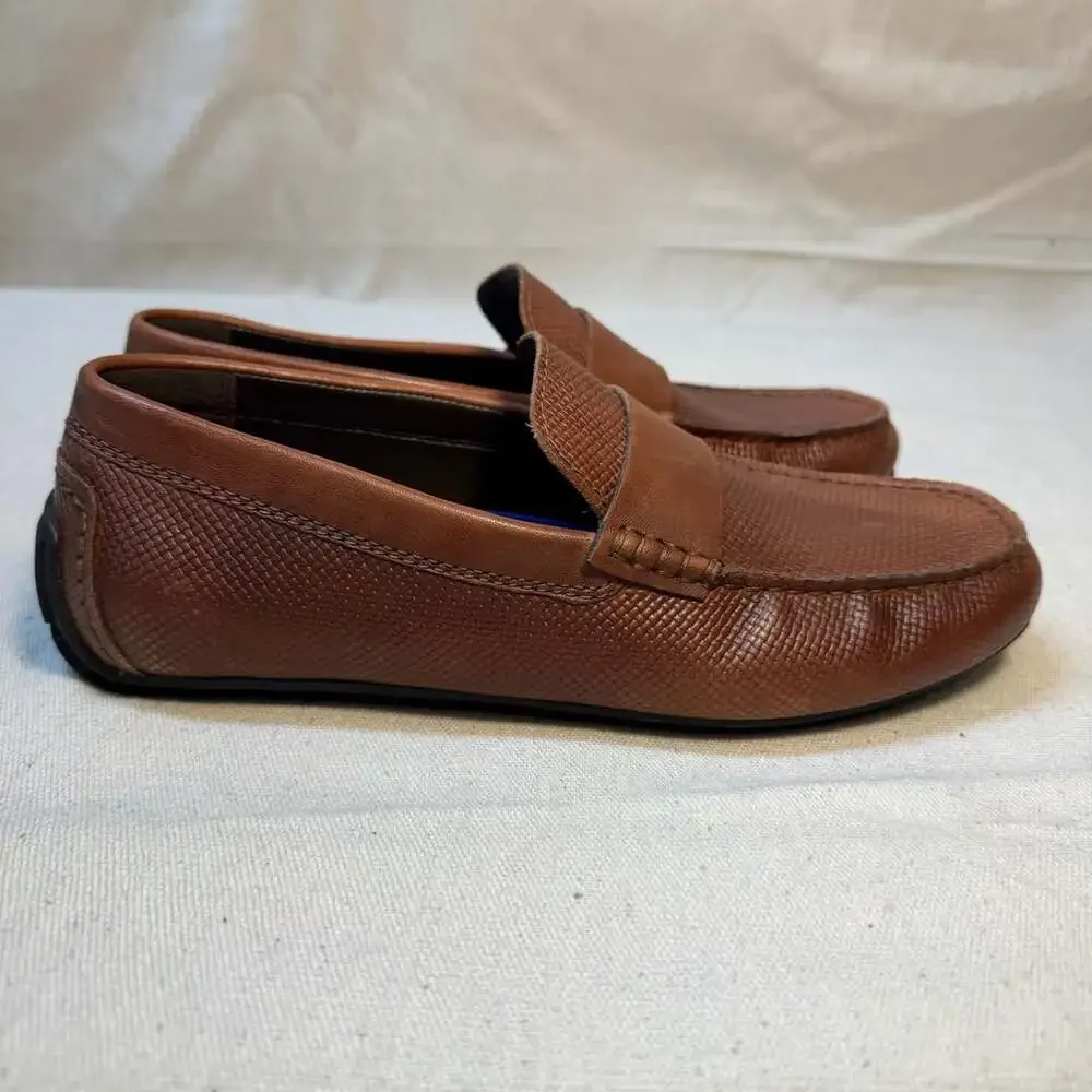 Rockport Tayo Slip-On Loafer Brown Embossed Leather